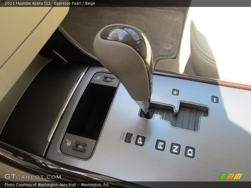  2011 Azera GLS 6 Speed Shiftronic Automatic Shifter