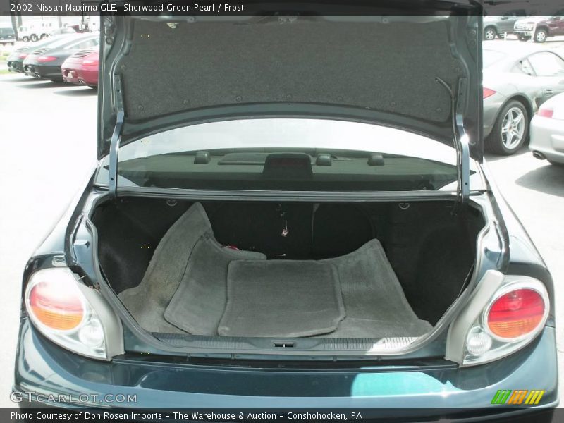 Sherwood Green Pearl / Frost 2002 Nissan Maxima GLE
