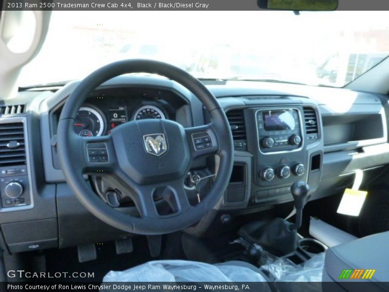 Black / Black/Diesel Gray 2013 Ram 2500 Tradesman Crew Cab 4x4