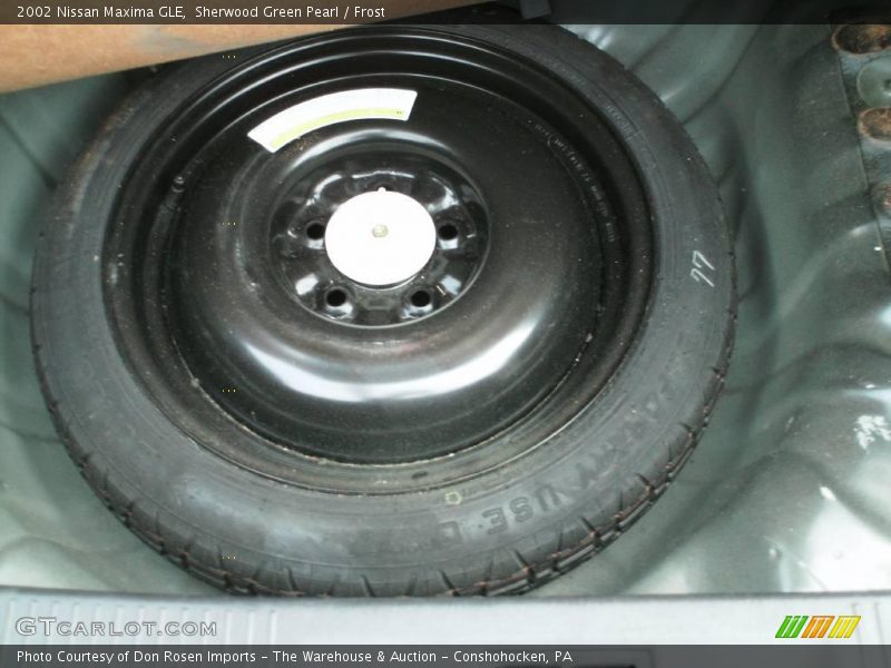 Sherwood Green Pearl / Frost 2002 Nissan Maxima GLE