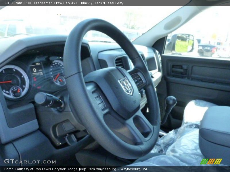 Black / Black/Diesel Gray 2013 Ram 2500 Tradesman Crew Cab 4x4