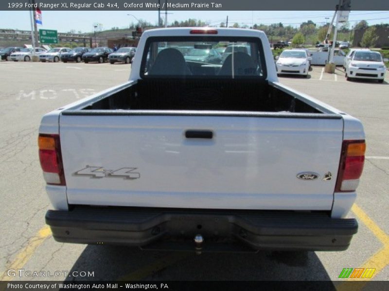 Oxford White / Medium Prairie Tan 1999 Ford Ranger XL Regular Cab 4x4