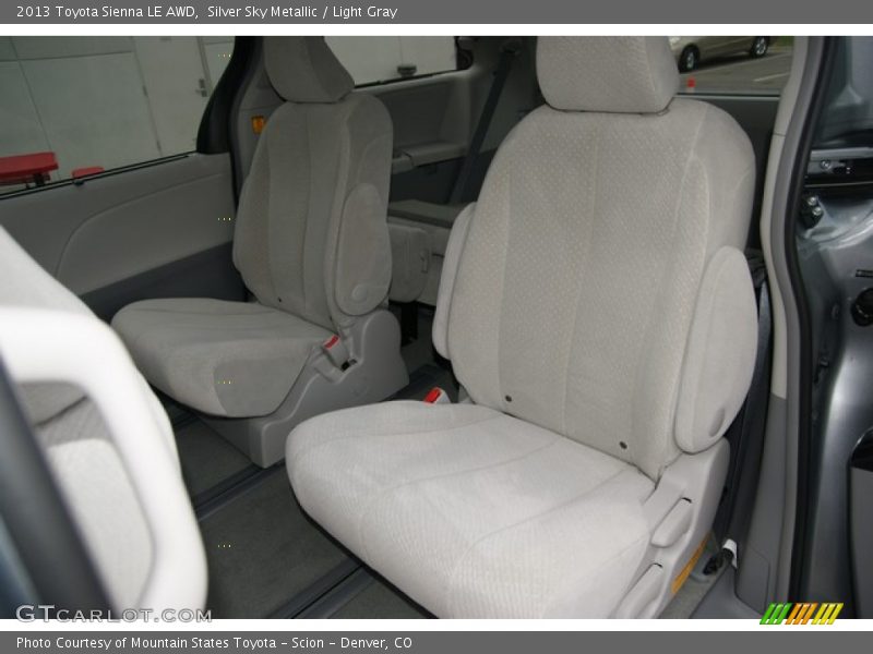 Silver Sky Metallic / Light Gray 2013 Toyota Sienna LE AWD
