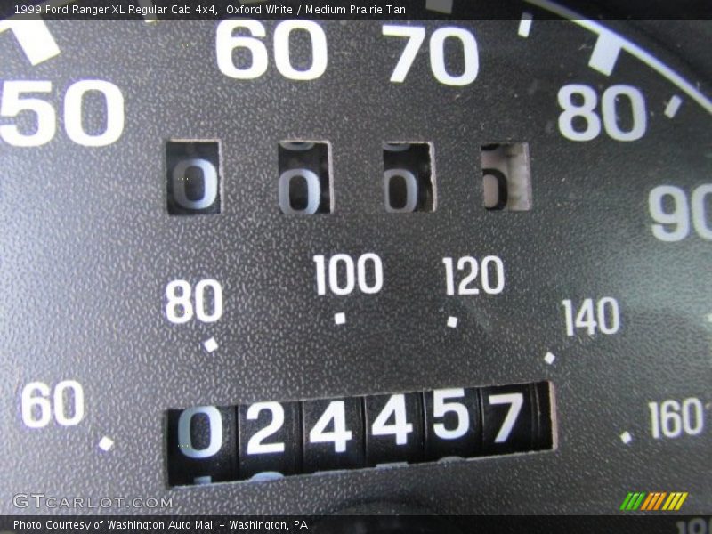 Oxford White / Medium Prairie Tan 1999 Ford Ranger XL Regular Cab 4x4