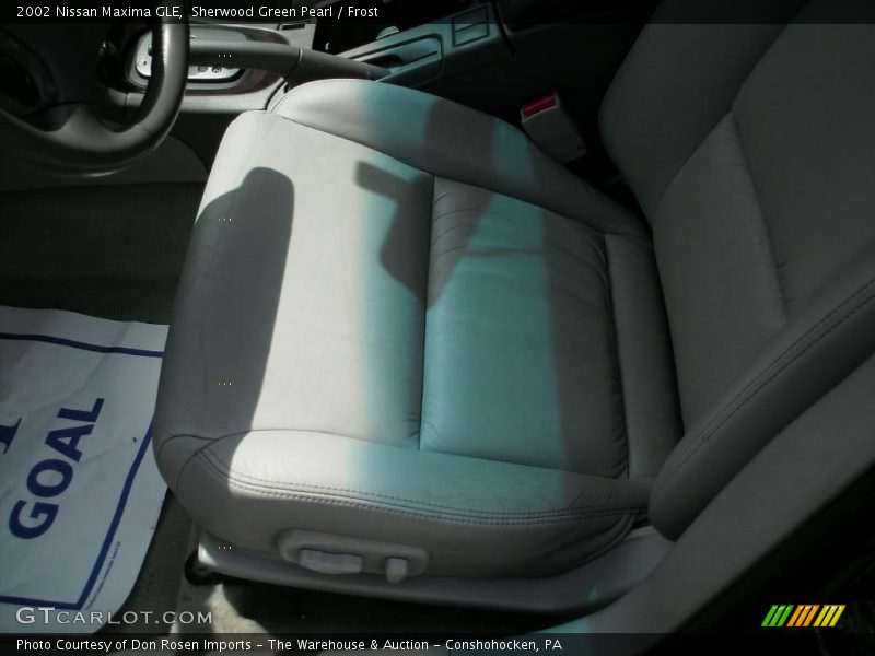 Sherwood Green Pearl / Frost 2002 Nissan Maxima GLE