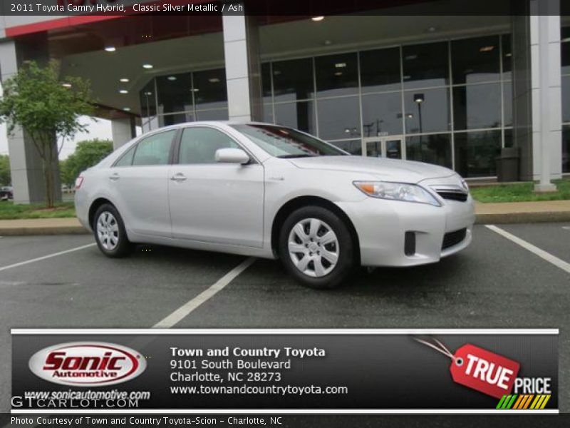 Classic Silver Metallic / Ash 2011 Toyota Camry Hybrid