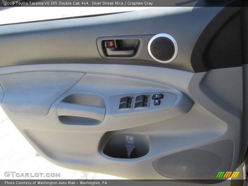 Silver Streak Mica / Graphite Gray 2009 Toyota Tacoma V6 SR5 Double Cab 4x4