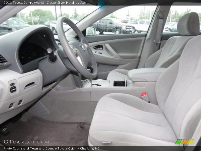 Classic Silver Metallic / Ash 2011 Toyota Camry Hybrid