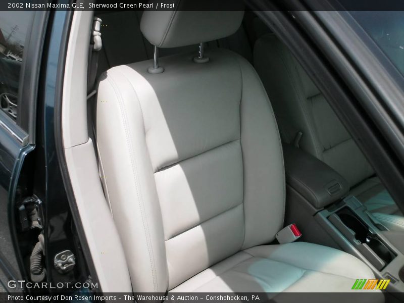 Sherwood Green Pearl / Frost 2002 Nissan Maxima GLE