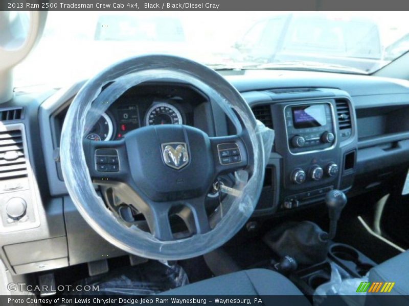Black / Black/Diesel Gray 2013 Ram 2500 Tradesman Crew Cab 4x4