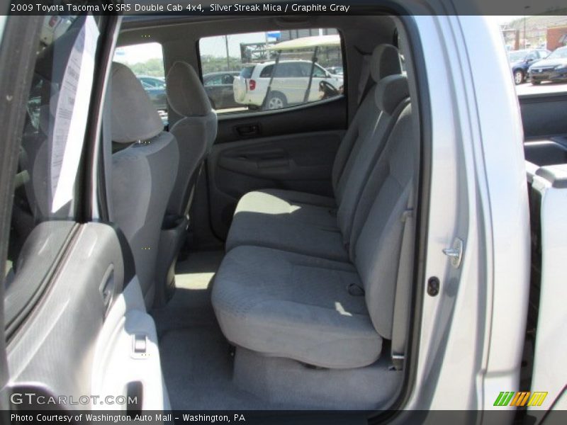 Silver Streak Mica / Graphite Gray 2009 Toyota Tacoma V6 SR5 Double Cab 4x4