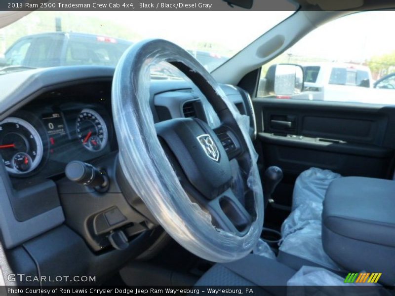 Black / Black/Diesel Gray 2013 Ram 2500 Tradesman Crew Cab 4x4