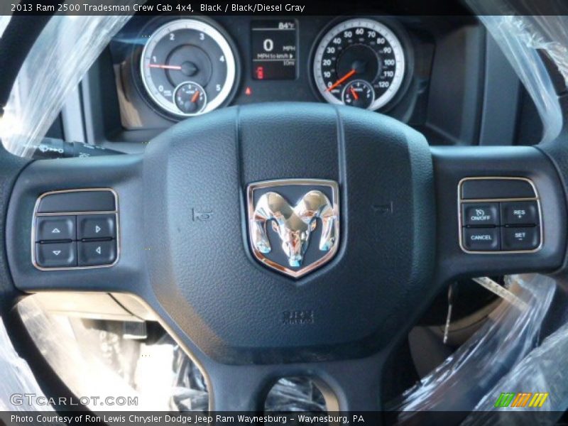 Black / Black/Diesel Gray 2013 Ram 2500 Tradesman Crew Cab 4x4