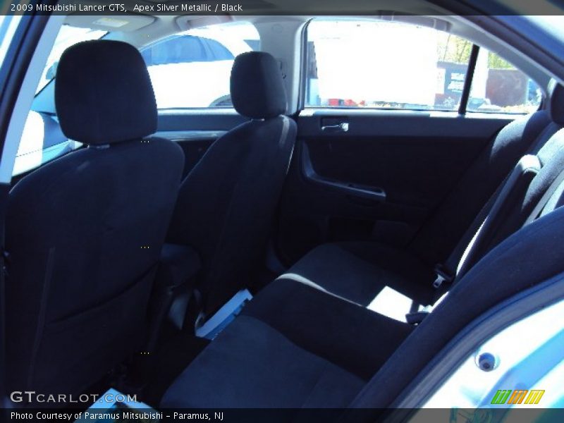 Apex Silver Metallic / Black 2009 Mitsubishi Lancer GTS