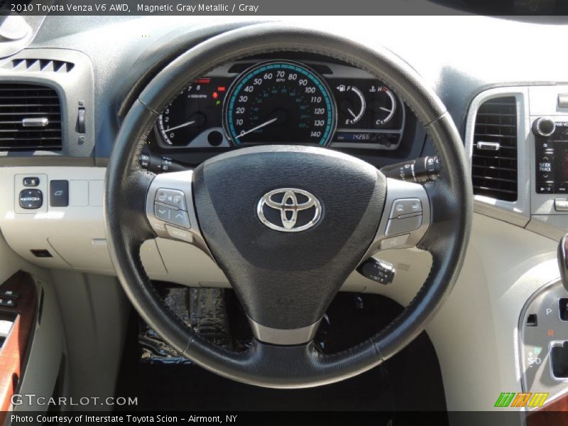 Magnetic Gray Metallic / Gray 2010 Toyota Venza V6 AWD