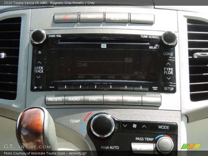 Magnetic Gray Metallic / Gray 2010 Toyota Venza V6 AWD