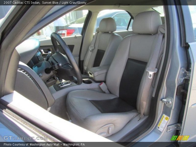Sunset Blue / Light Gray/Ebony 2007 Cadillac CTS Sedan