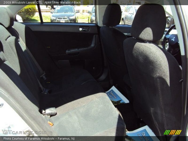 Apex Silver Metallic / Black 2009 Mitsubishi Lancer GTS