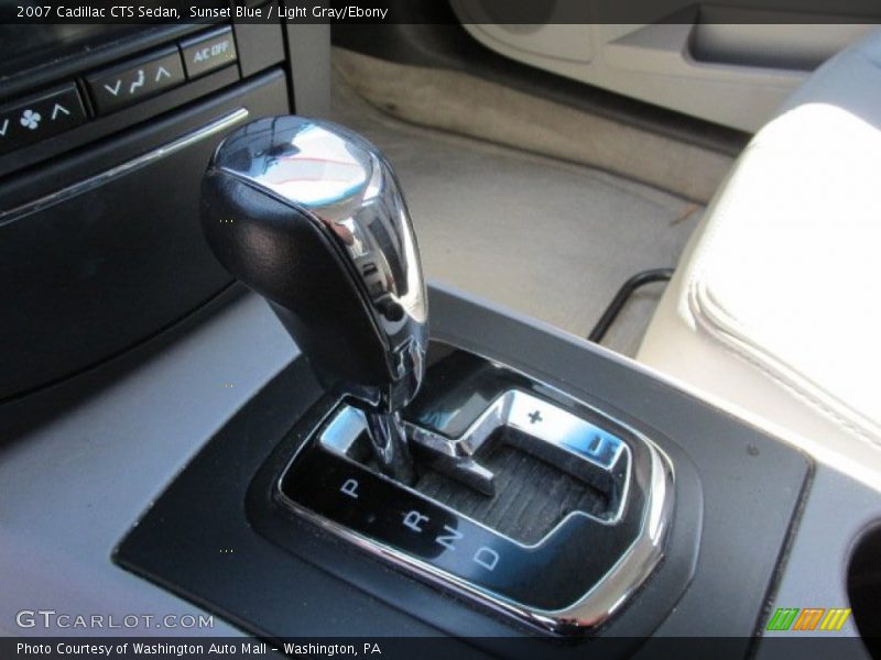 Sunset Blue / Light Gray/Ebony 2007 Cadillac CTS Sedan