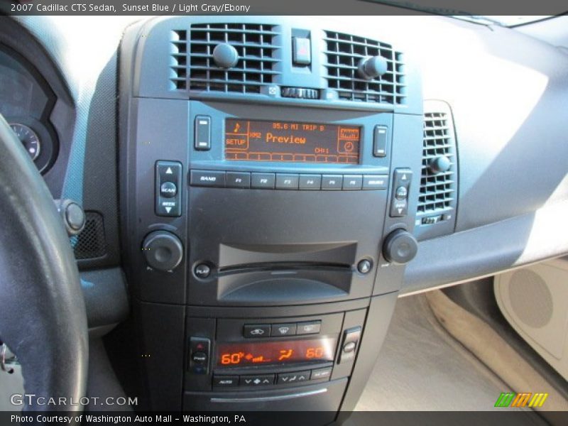 Sunset Blue / Light Gray/Ebony 2007 Cadillac CTS Sedan