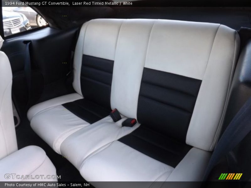 Rear Seat of 1994 Mustang GT Convertible