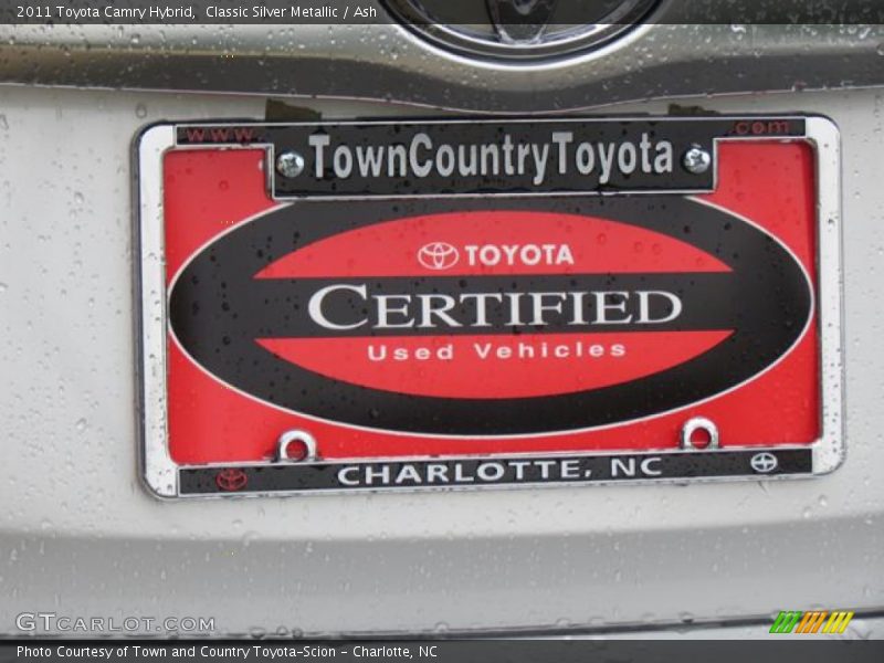 Classic Silver Metallic / Ash 2011 Toyota Camry Hybrid