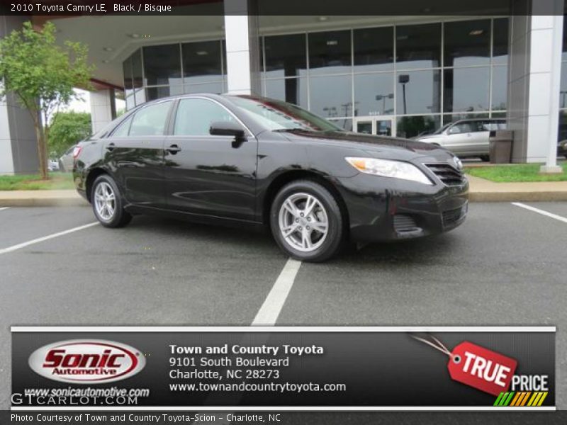 Black / Bisque 2010 Toyota Camry LE