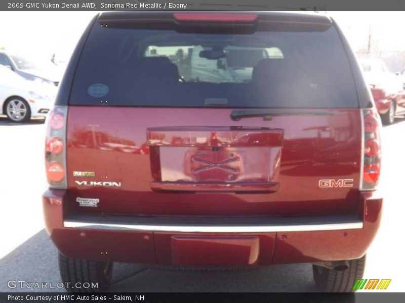 Sonoma Red Metallic / Ebony 2009 GMC Yukon Denali AWD