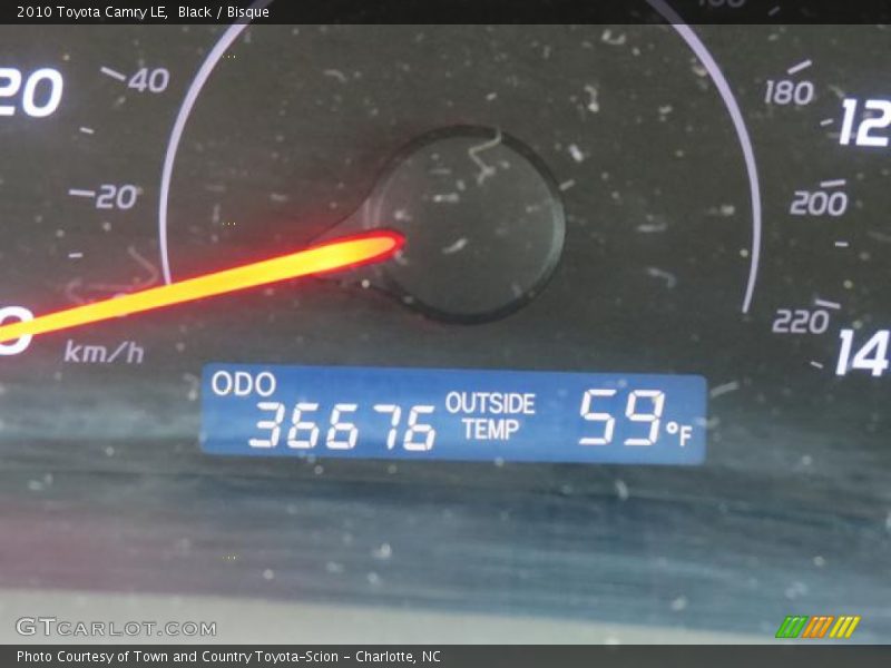 Black / Bisque 2010 Toyota Camry LE