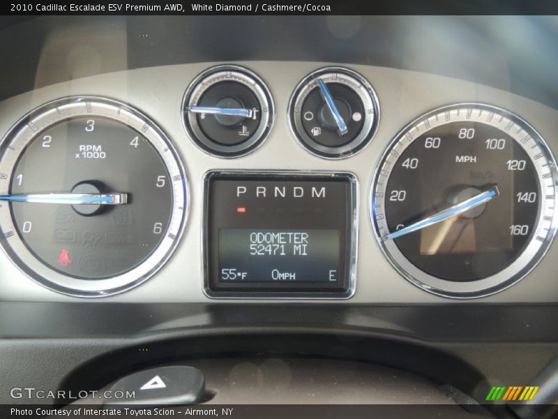 White Diamond / Cashmere/Cocoa 2010 Cadillac Escalade ESV Premium AWD