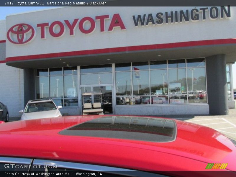 Barcelona Red Metallic / Black/Ash 2012 Toyota Camry SE