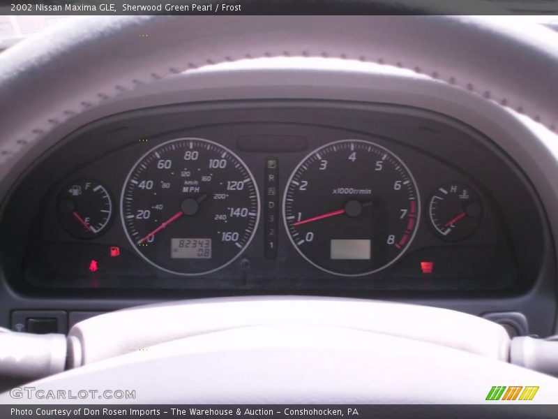Sherwood Green Pearl / Frost 2002 Nissan Maxima GLE