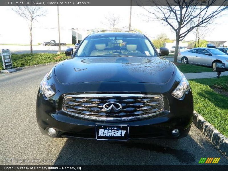 Black Obsidian / Graphite 2010 Infiniti FX 35 AWD