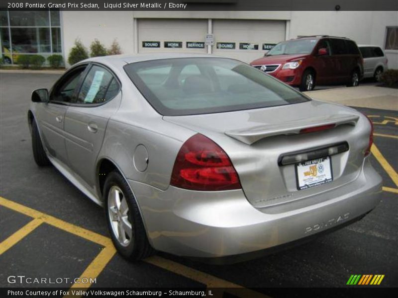 Liquid Silver Metallic / Ebony 2008 Pontiac Grand Prix Sedan
