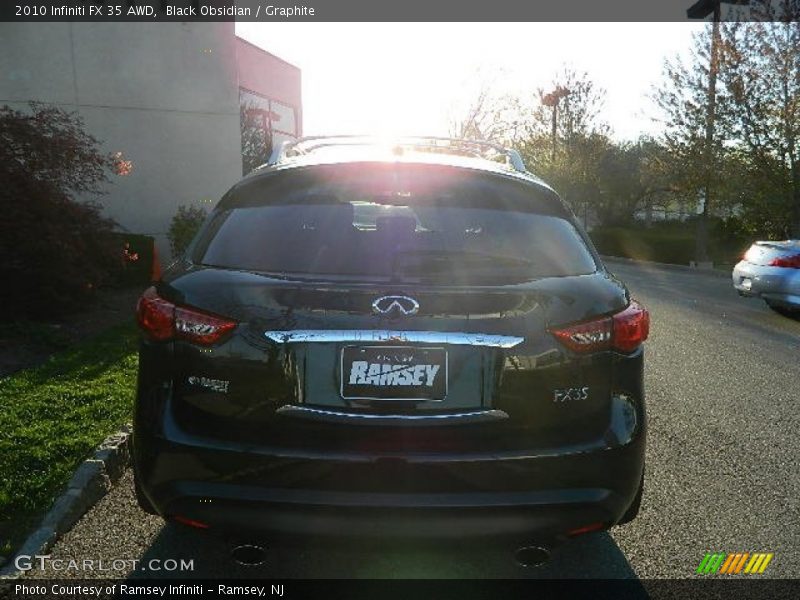 Black Obsidian / Graphite 2010 Infiniti FX 35 AWD