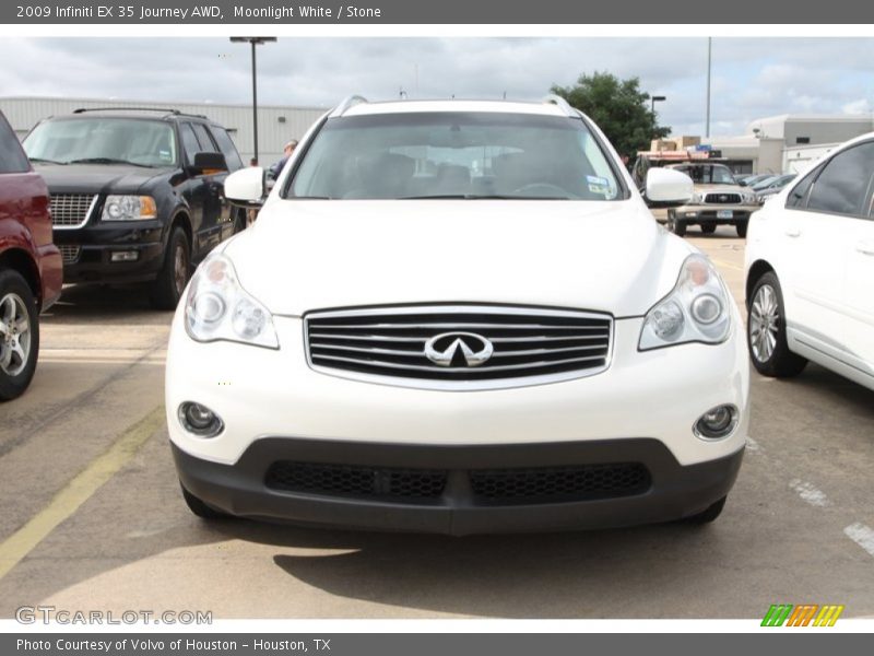 Moonlight White / Stone 2009 Infiniti EX 35 Journey AWD