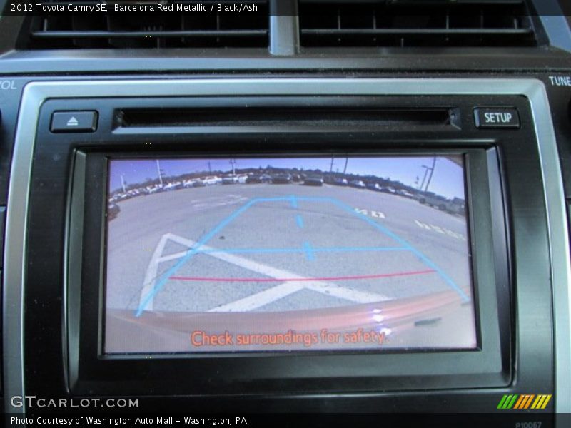 Barcelona Red Metallic / Black/Ash 2012 Toyota Camry SE