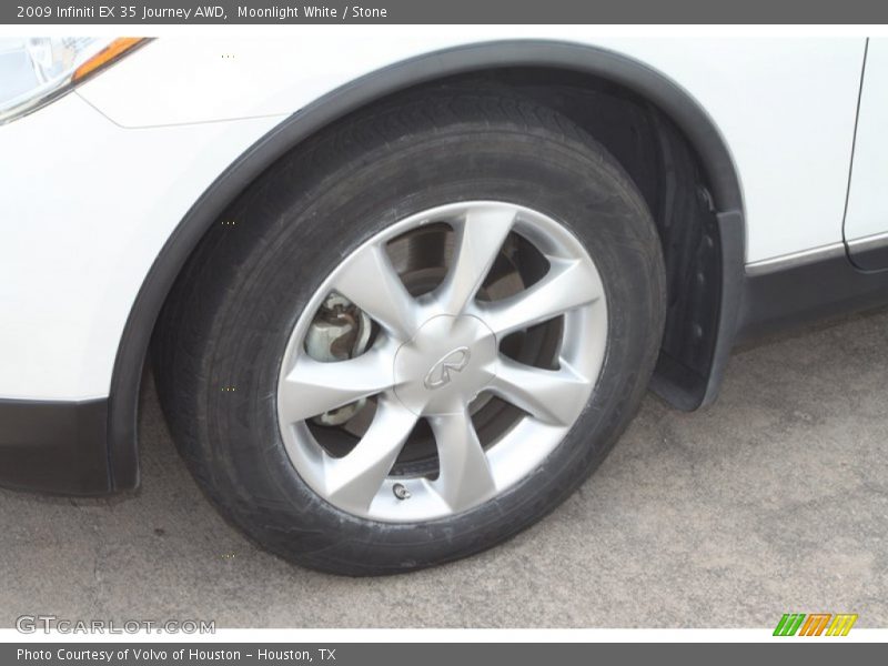 Moonlight White / Stone 2009 Infiniti EX 35 Journey AWD