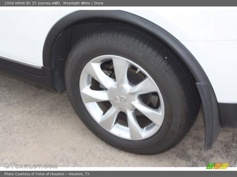 Moonlight White / Stone 2009 Infiniti EX 35 Journey AWD