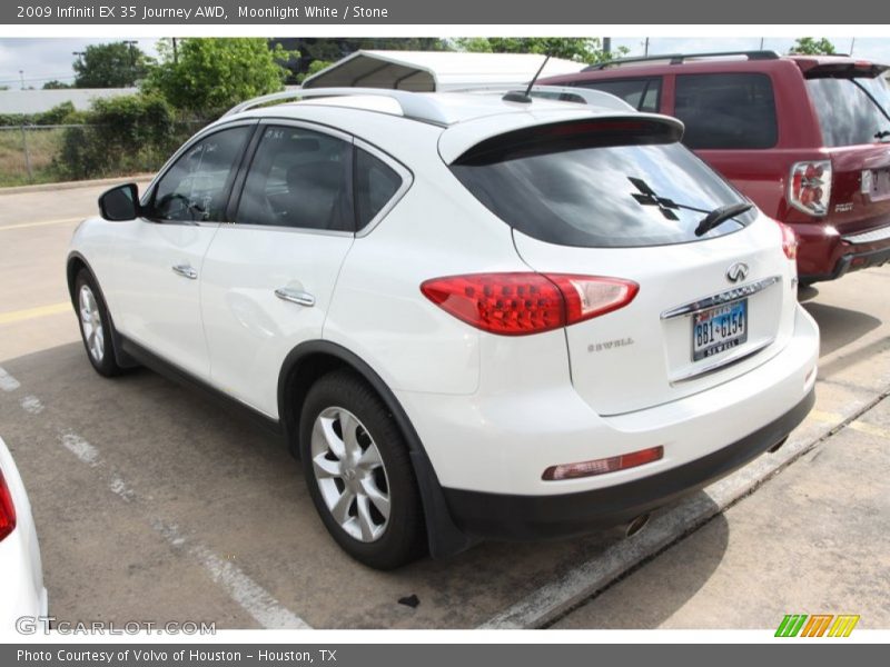 Moonlight White / Stone 2009 Infiniti EX 35 Journey AWD