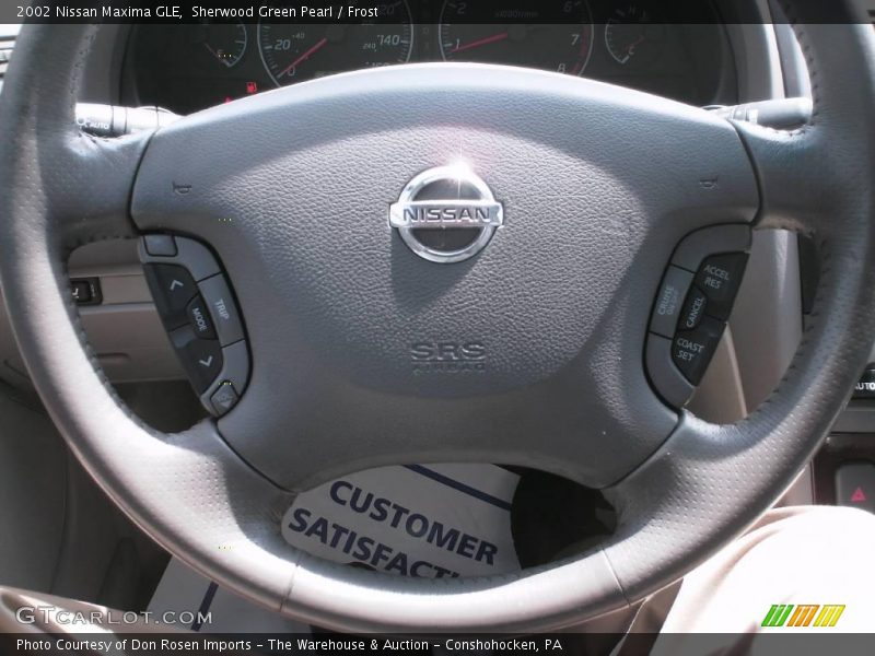 Sherwood Green Pearl / Frost 2002 Nissan Maxima GLE