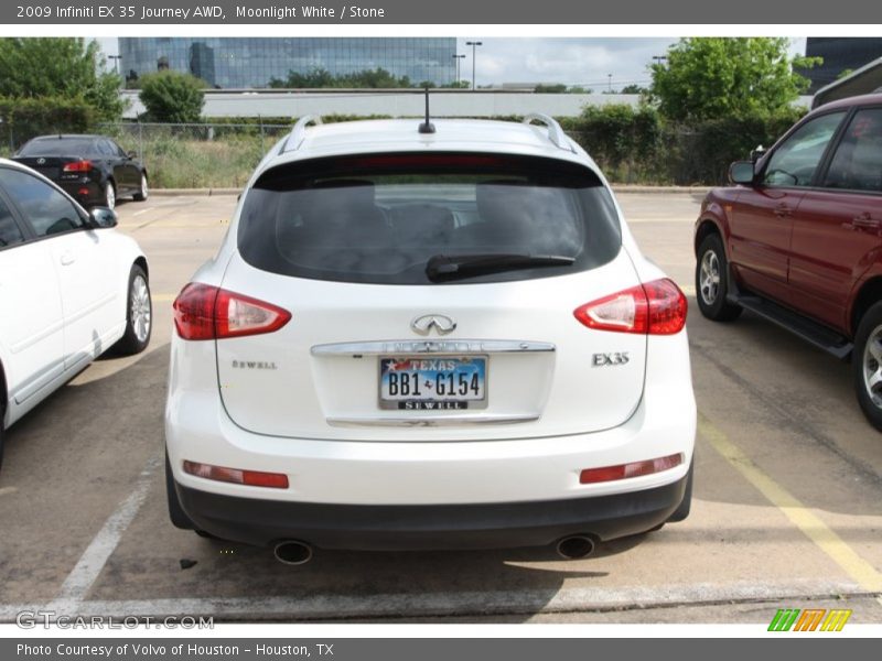 Moonlight White / Stone 2009 Infiniti EX 35 Journey AWD