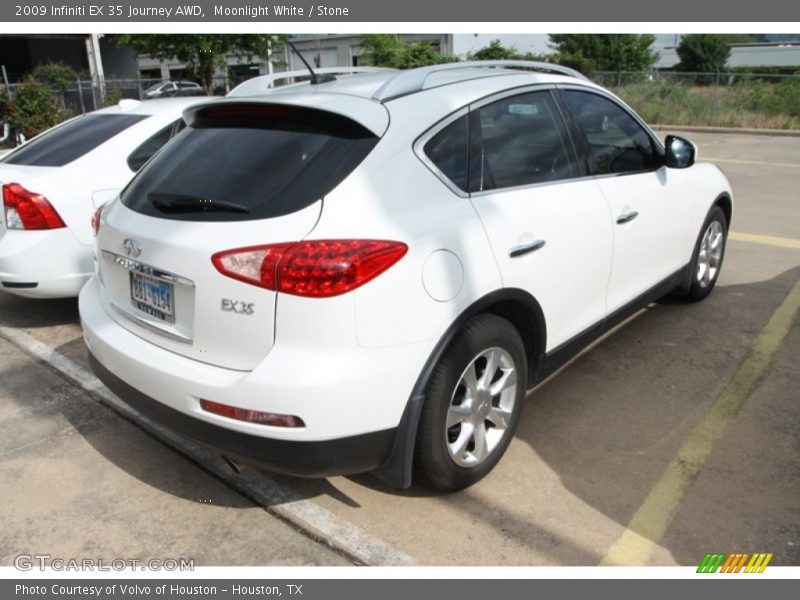 Moonlight White / Stone 2009 Infiniti EX 35 Journey AWD