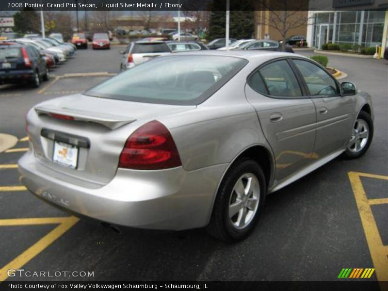 Liquid Silver Metallic / Ebony 2008 Pontiac Grand Prix Sedan