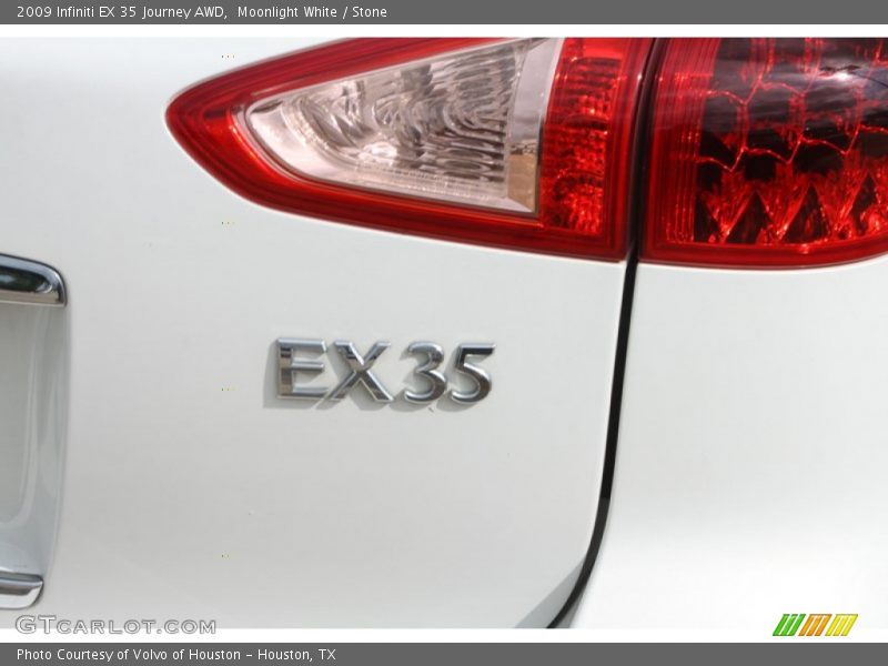 Moonlight White / Stone 2009 Infiniti EX 35 Journey AWD