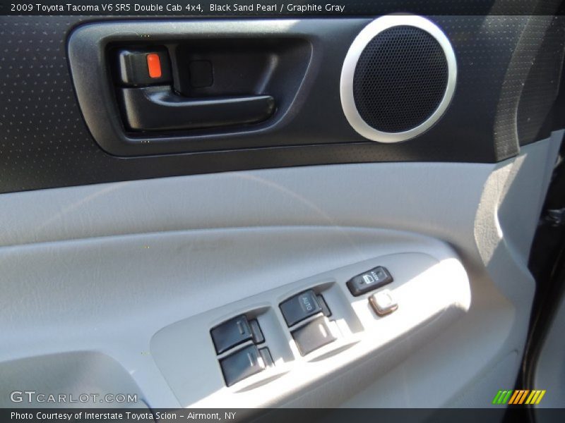 Black Sand Pearl / Graphite Gray 2009 Toyota Tacoma V6 SR5 Double Cab 4x4