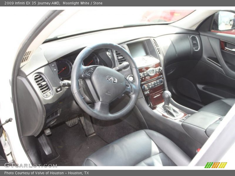 Moonlight White / Stone 2009 Infiniti EX 35 Journey AWD