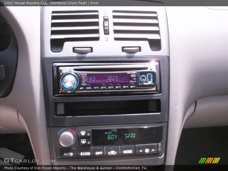 Sherwood Green Pearl / Frost 2002 Nissan Maxima GLE
