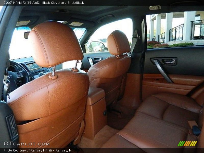 Black Obsidian / Brick/Black 2007 Infiniti FX 35 AWD