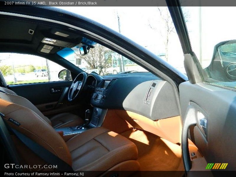 Black Obsidian / Brick/Black 2007 Infiniti FX 35 AWD